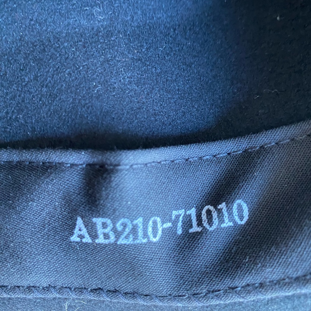 Pendleton Wool Fedora Hat Black Nice Medium - image 5